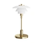 Louis Poulsen - PH 1/1 Portable Akku LED-Tischleuchte, Messing / Opalglas
