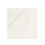 Blomus - Arto Badetuch, 140 x 70 cm, dünne Streifen, white / transparant yellow
