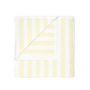 Blomus - Arto Badetuch, 140 x 70 cm, breite Streifen, white / transparant yellow