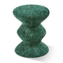 POLSPOTTEN - Zig Zag Hocker, Soft, dunkelgrün