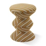 POLSPOTTEN - Zig Zag Hocker, Soft, ocker