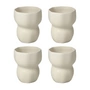 Broste Copenhagen - Limfjord Becher 350 ml, beige  (4er-Set)