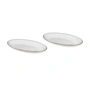 Broste Copenhagen - Nordic Sand Servierplatte oval S, 22 x 13,6 cm (2er-Set)