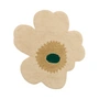 Marimekko - Unikko Badematte, 73 x 74 cm, hay / sand / emerald