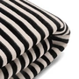 Fatboy - Bezug für Original Slim Terry Sitzsack, black / cream