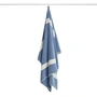 HAY - Stripe Badelaken 100 x 150 cm, dusty blue
