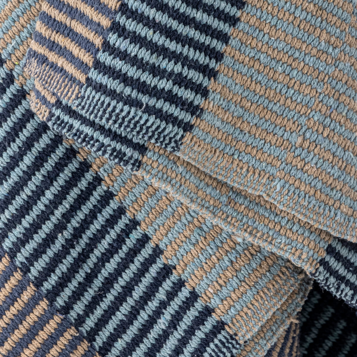 Bloomingville - Isnel Decke, 130 x 160 cm, blau (Exklusive Edition)
