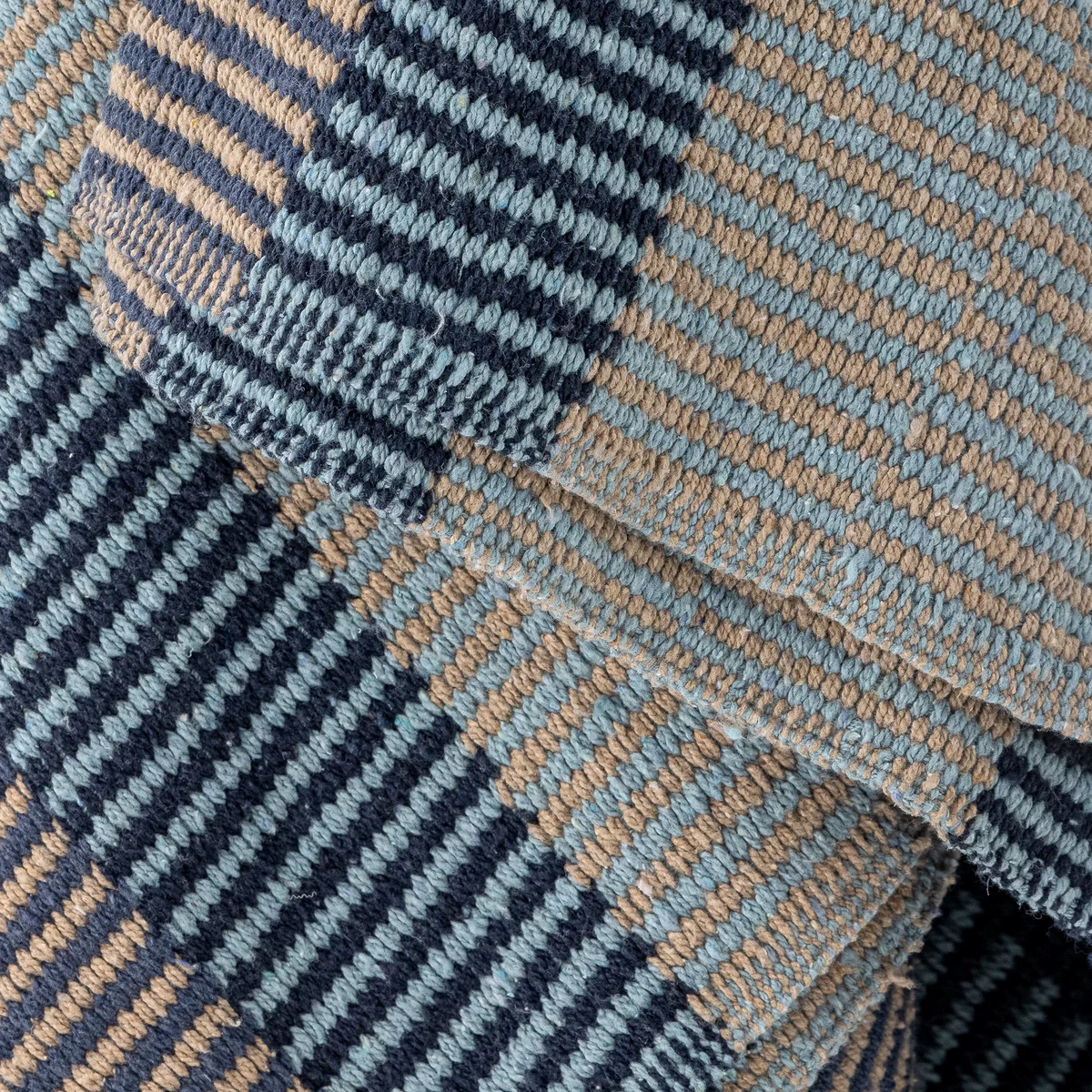 Bloomingville - Isnel Decke, 130 x 160 cm, blau (Exklusive Edition)