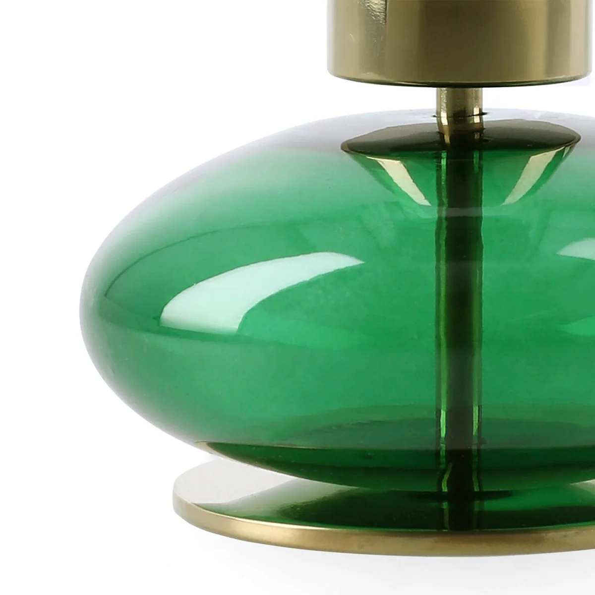 Holmegaard - Bubble Kerzenständer, H 8 cm / grün