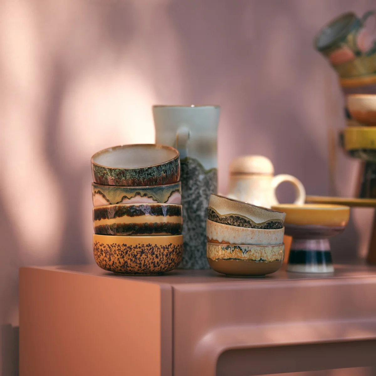 HKliving - 70's Dessertschale, Ø 12,5 cm