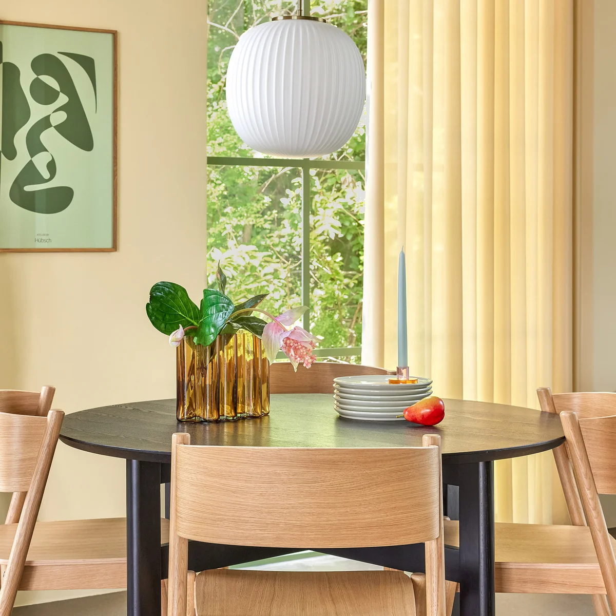 Hübsch Interior - Oblique Stuhl, Eiche / natur