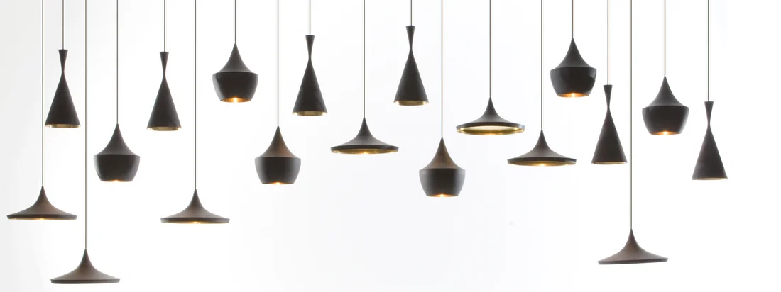 Tom Dixon - Beat Pendelleuchten, schwarz 16zu6