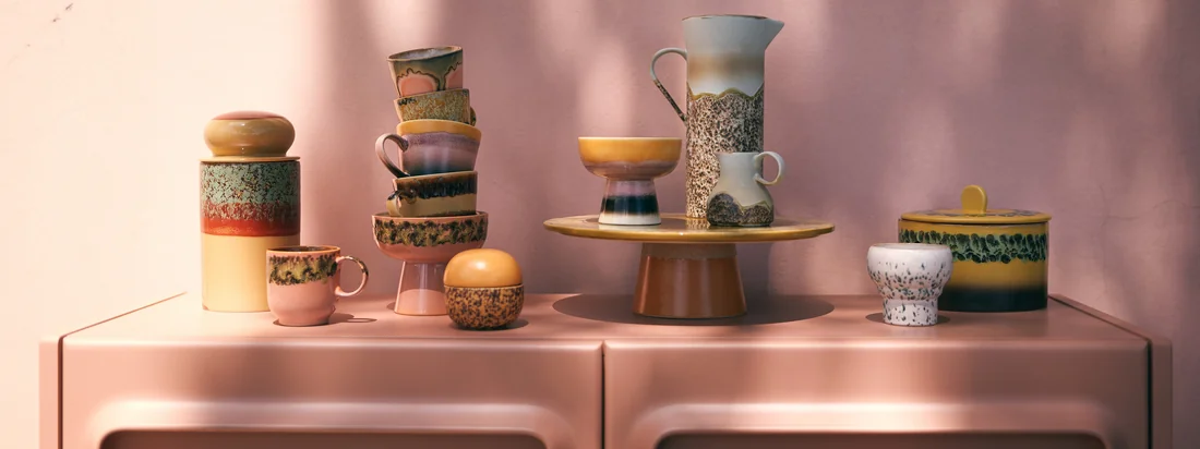 HKliving - 70's Geschirr