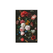 IXXI - Blumenstillleben in einer Glasvase (De Heem)