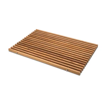 Badezimmer-Matte aus Teakholz