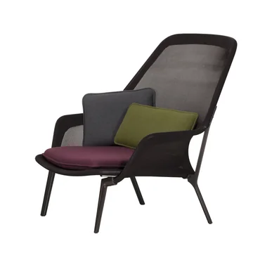 Slow Chair von Vitra in chocolate und braun