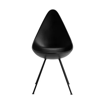 Drop Stuhl von Fritz Hansen in schwarz