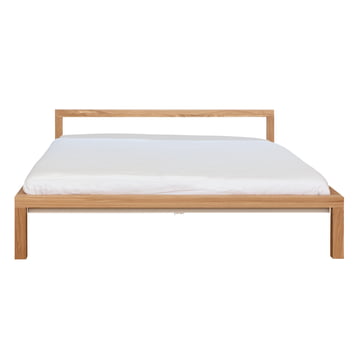 Das Pure Bett von Hans Hansen aus massivem Eichenholz
