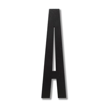 Wooden Letters Indoor A von Design Letters in Schwarz