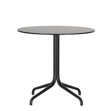 Belleville Bistrotisch, rund, Ø 79,6 cm von Vitra in Schwarz