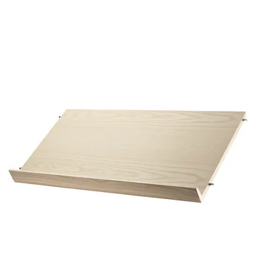 Magazin-Ablage 78 x 30 cm von String in Esche