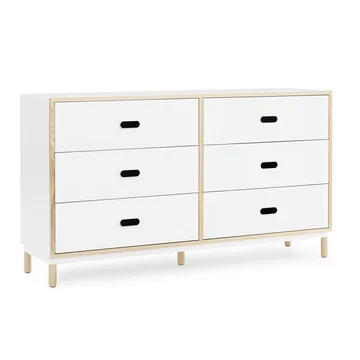 Kabino Sideboard mit 6 Schubladen von Normann Copenhagen in Weiß