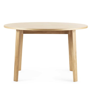 Slice Table Wood Ø 120 cm von Normann Copenhagen in eiche