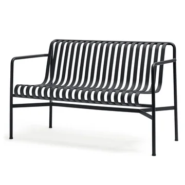Die Palissade Dining Bench von HAY in Anthrazit