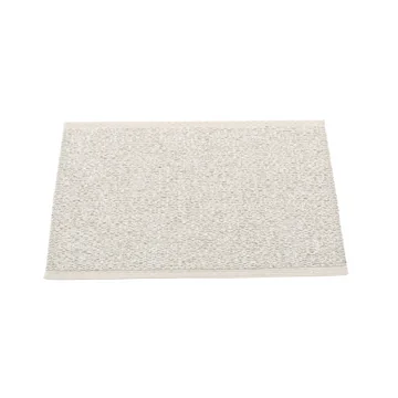Pappelina - Svea Teppich, 70 x 50 cm, stone metallic / grey