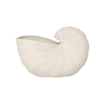 Shell Pot von ferm Living in off-white