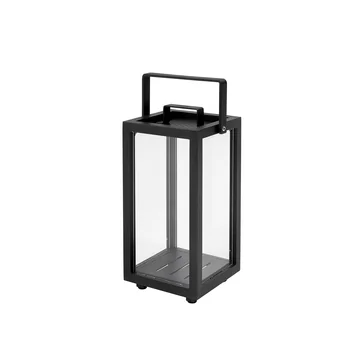 Lighthouse Laterne H 37 cm von Cane-line in lava grau