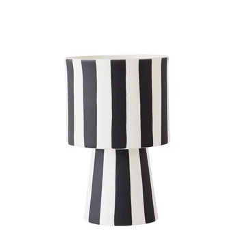 Toppu Übertopf Ø 10 x H 15 cm von OYOY in schwarz / weiß