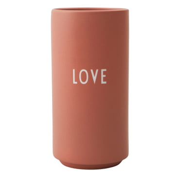 AJ Favourite Porzellan Vase Love von Design Letters in nude