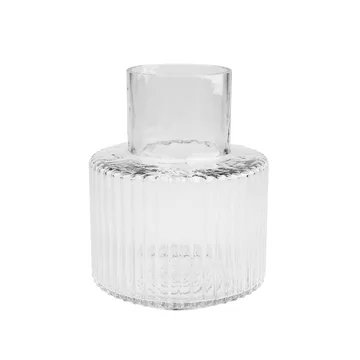 Ripple Vase Ø 17 x H 21 cm, transparent von Collection