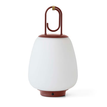 Lucca SC51 Portable Akku LED Outdoor-Leuchte von &Tradition in maroon