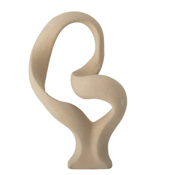 Berhan Deko-Skulptur, Stoneware Natur von Bloomingville.