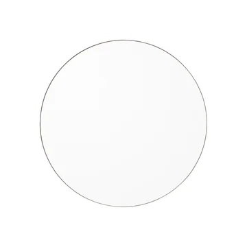 Der Circum Wandspiegel medium, Ø 90 cm, klar / taupe von AYTM