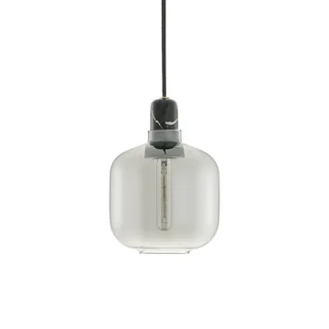 Amp Pendelleuchte small von Normann Copenhagen in Smoke / Black