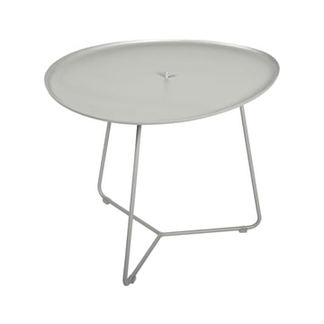 Der Cocotte niedriger Tisch von Fermob, H 43,5 cm, lehmgrau