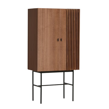 Array Highboard 80 cm von Woud in Walnuss