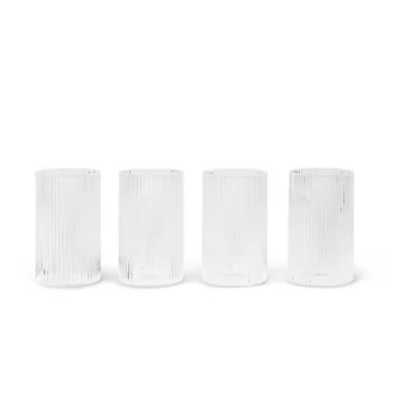 Ripple Verrines von Ferm Living in klar (4er-Set)