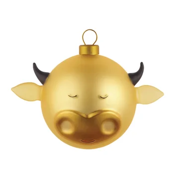 Palle Presepe Christbaumkugel von Alessi in gold
