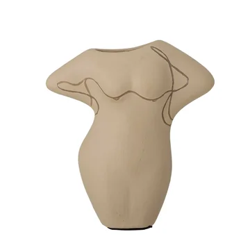 Lulu Vase, H 16 cm von Bloomingville in beige