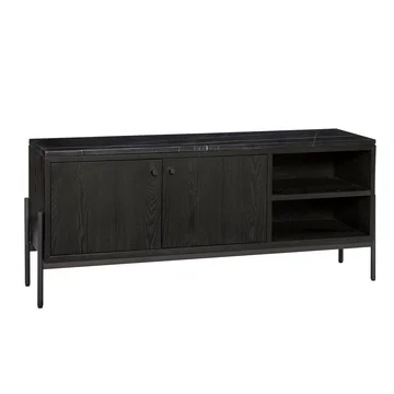 Marmor Kommode, schwarz von Hübsch Interior