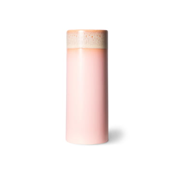 70's Keramik Vase XS von HKliving in der Ausführung pink