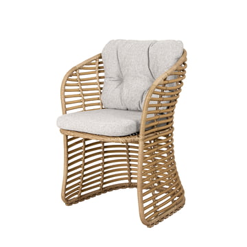 Basket Outdoor Sessel von Cane-line in der Farbe natur / taupe