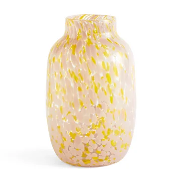 Splash Vase L, Ø 17,5 x H 27 cm, light pink and yellow von HAY