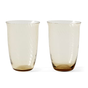 Collect SC61 Trinkglas, 400 ml, amber (2er Set) von &Tradition