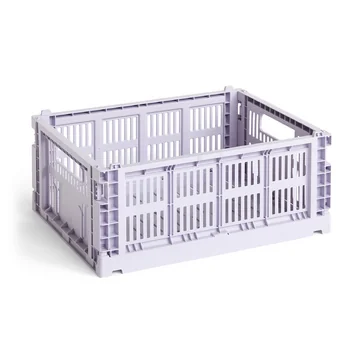 Colour Crate Korb recycelt M von HAY in der Farbe lavender
