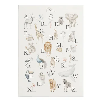 Alphabet Poster von Cam Cam Copenhagen
